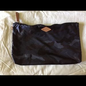 MZ Wallace blue camo pouch